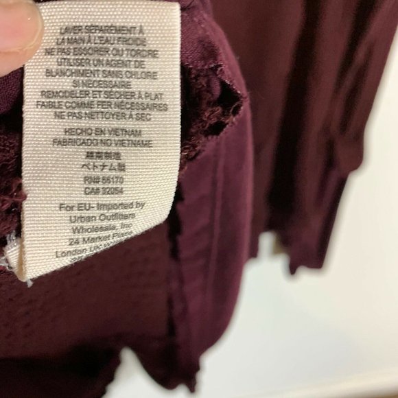 Free People Laguna Thermal Waffle Knit Slouchy Top - Picture 8 of 8